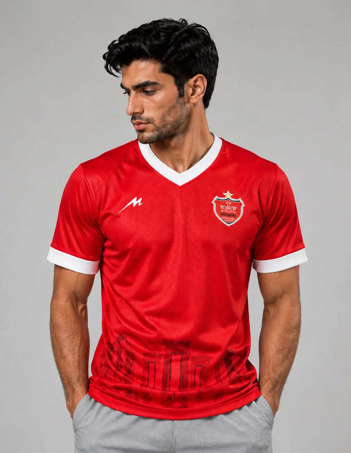 تی شرت فوتبال مردانه Majid Persepolis Elite Fan T-shirt 1404 M